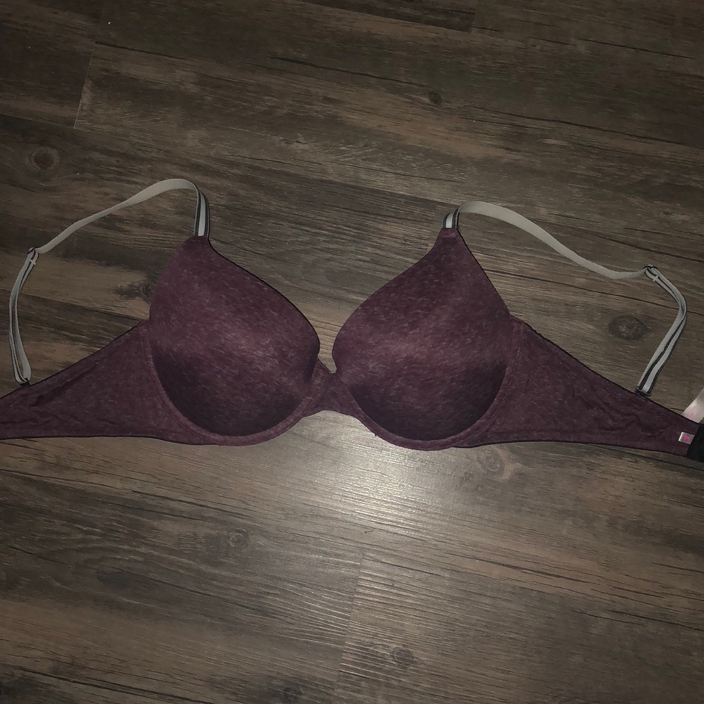 VS PINK bra - maroon